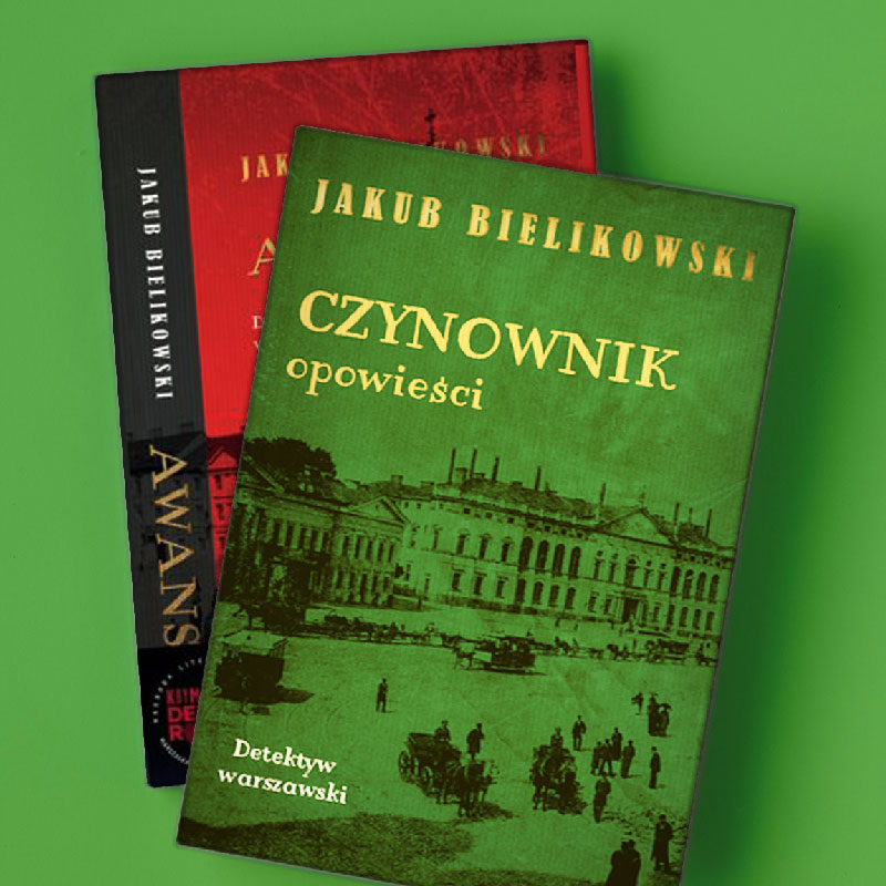 okładki książek Jakuba Bielikowskiego